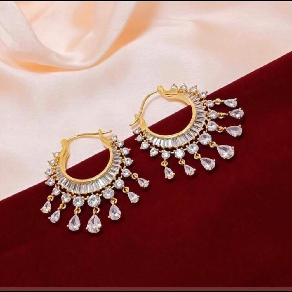 Gold plated earrings